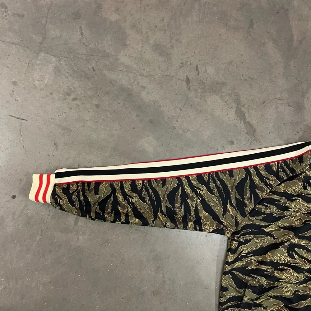 G-Style Streetwear Casual Tiger Camo Zip Track Jacket - Picture 6 of 9